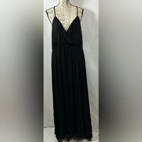 💜GAP Black Spaghetti-Strap Maxi Skirt - Picture 2 of 11